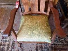 Early Tiger Oak Rocker