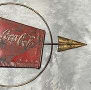 Kay Coca-Cola Metal Cooler With Halo Arrow Display
