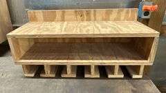 Shop Built Work Bench & Cabinets