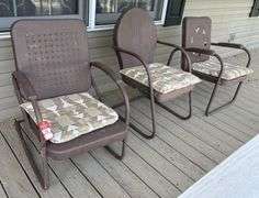 Outdoor Metal Rockers & Chair