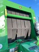 2008 John Deere 458 Round Hay Baler with Tandem Wheel Attachment