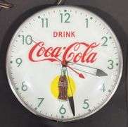 Coca-Cola Lighted Pam Clock