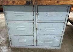 Butcher Block Style Workbench with Storage & Wilton Wood Vises