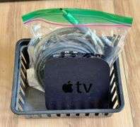 Sanyo 25" Flatscreen TV with Apple TV Box