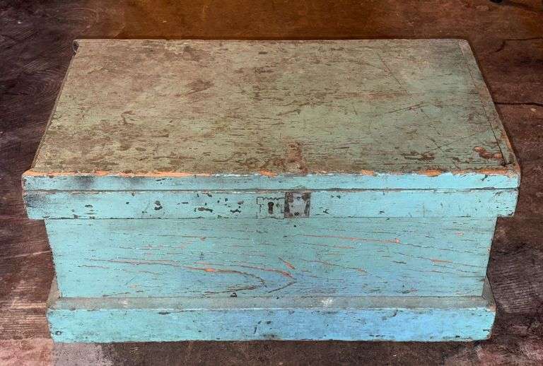 Early Wooden Carpenters Chest image