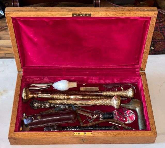 Victorian Era Items & Walking Stick Handles image