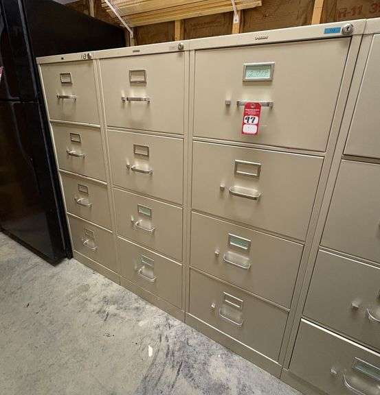 Hon 4 Drawer Metal File Cabinets image