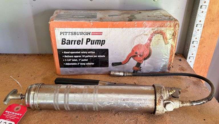 Barrel Pump & Grease Gun image
