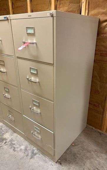 Hon 4 Drawer Metal File Cabinets image