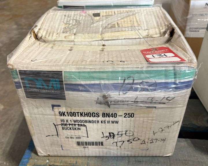 #10 x 1" Woodbinder Metal Screws, qty: 1250 image