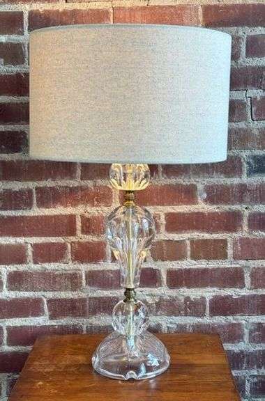 Bart Zimmerman 3-Piece Art Glass Lamp image