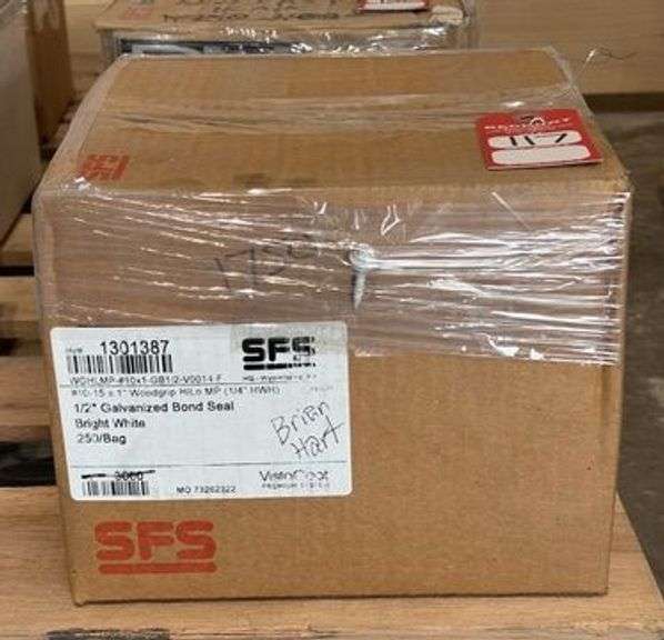 #10 - 15 x 1" Woodgrip Hilomp Metal Screws, qty: 1750 image