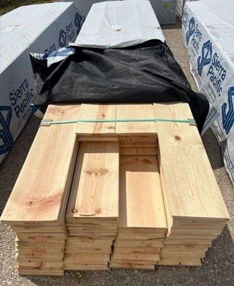 Ponderosa Pine Tongue & Groove Siding, qty: 120 pieces image