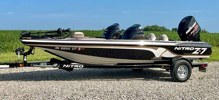2013 Nitro Z7 Tracker Boat & 2013 Trailstar Nitro Z7 Trailer image