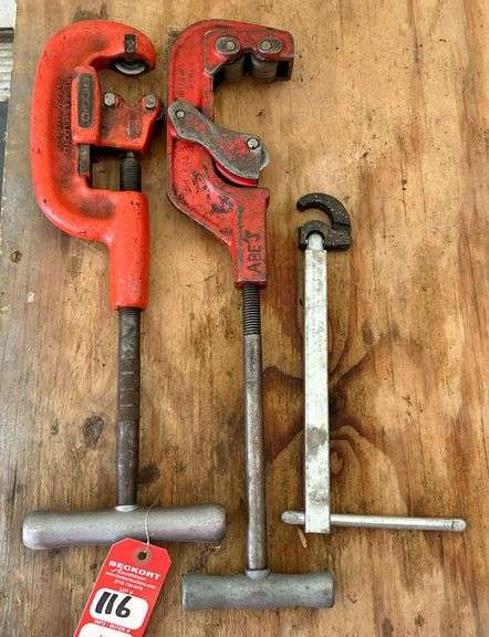 Ridgid Pipe Cutters & Wrench image