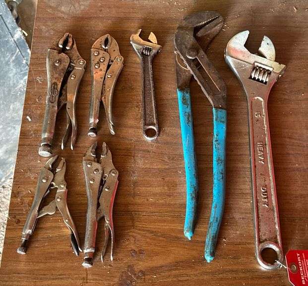 Vise Grips, Adjustable Wrenches & Channel Lock Pliers image