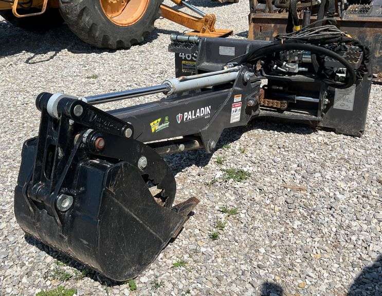 Bradco Paladin 46S Mini Backhoe Attachment with Skid Steer Mounts