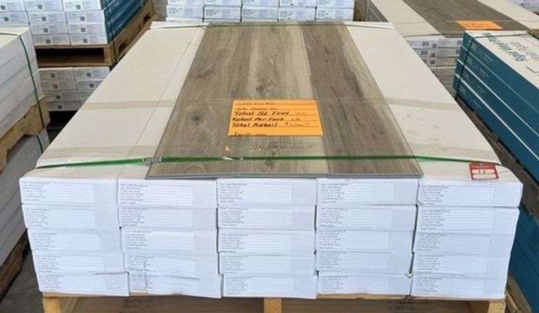 "Banff Grey" Luxury Vinyl Flooring Total-SF 475 image