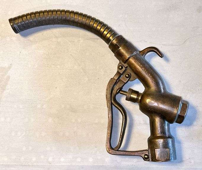 Early Brass Gas Pump Nozzle image