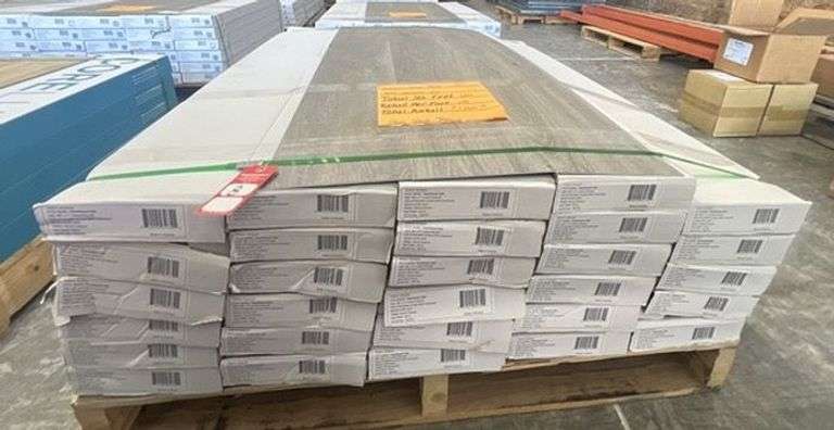 "Grey Wood Texture" Luxury Vinyl Flooring Total-SF 684 image