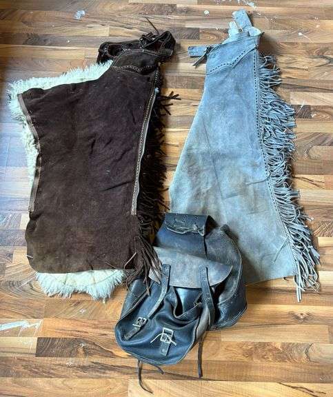 Western Style Chaps & Saddle Bags image
