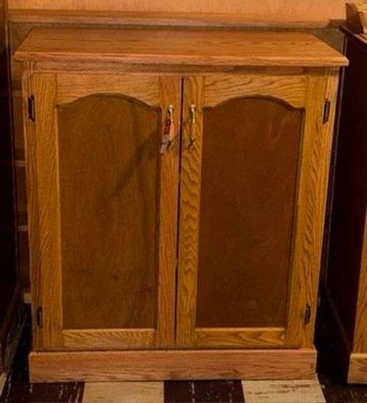 Solid Oak Cabinet