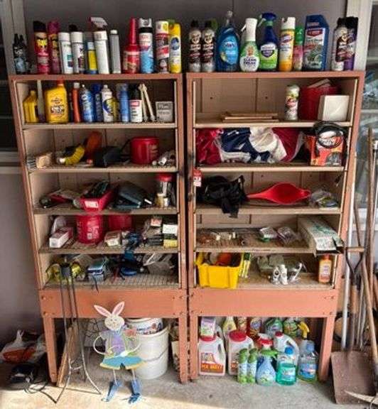 Metal Shelving Units & Garage Items image