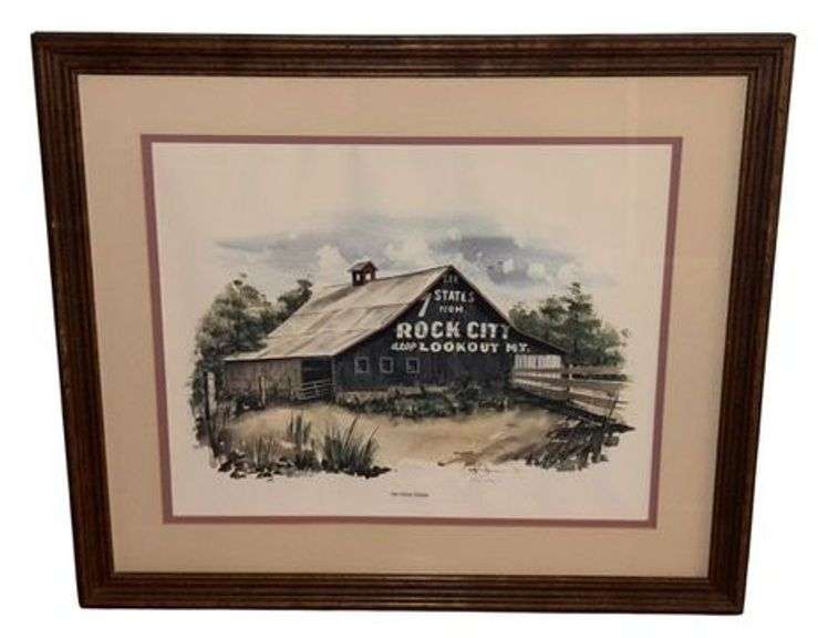 Ray Day "See Seven States" Framed Print image