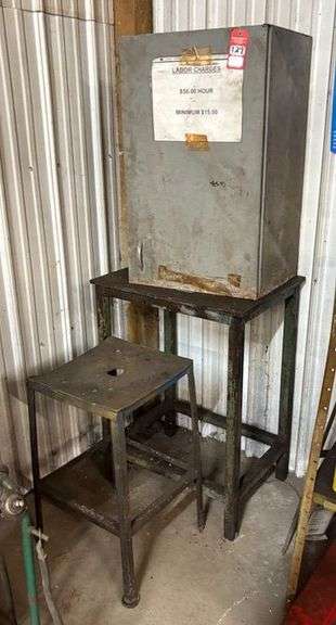 Metal Cabinet & Tables image