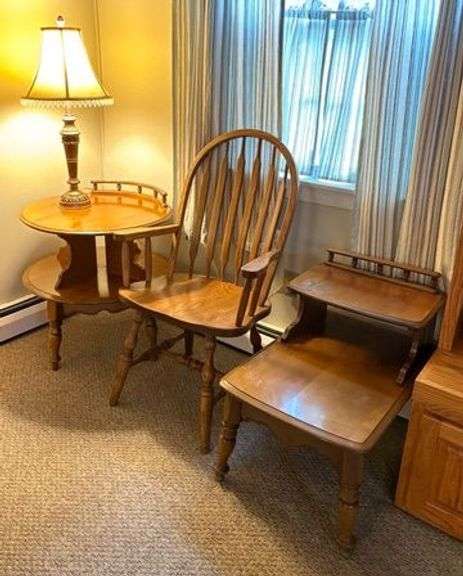 Wooden Furniture & Table Lamp image