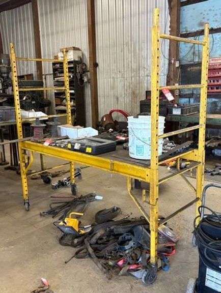 Mobile Adjustable Scaffolding on Casters image