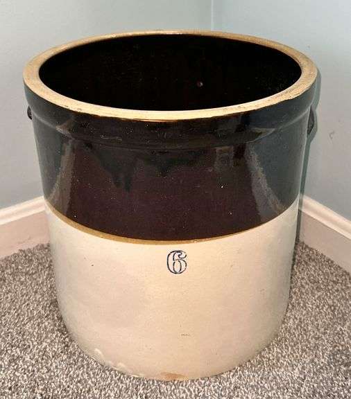 6 Gallon Stoneware Crock with Handles image