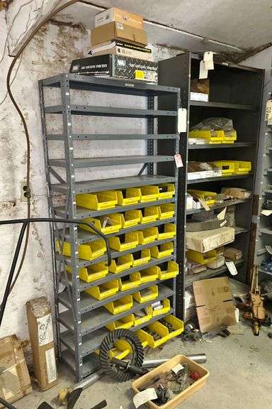 Timberjack Log Skidder Parts & Metal Shelving Units image