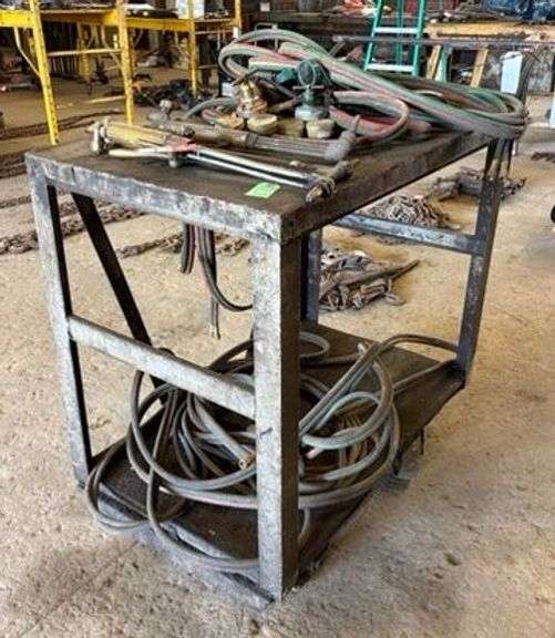 Shop Built Work Cart image