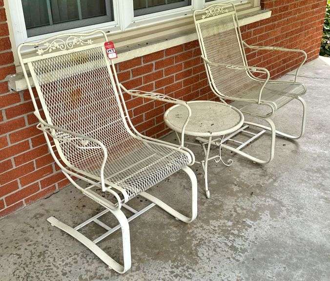 Outdoor Metal Patio Table & Chairs image