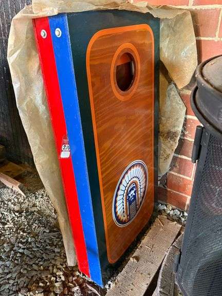 IU/Illinois Themed Cornhole Boards image