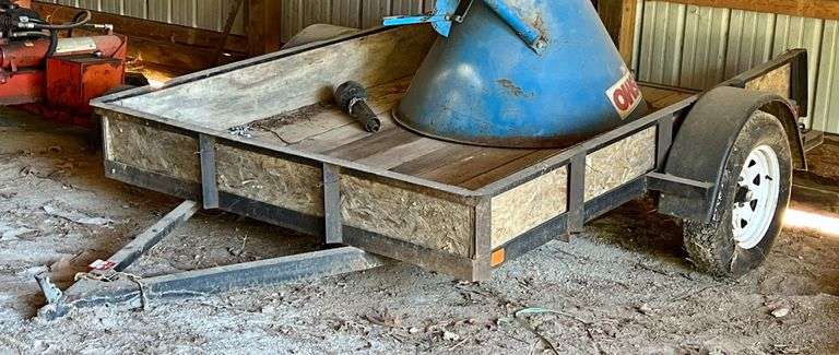 Shop Built Bumper Hitch Utility Trailer - No Title image