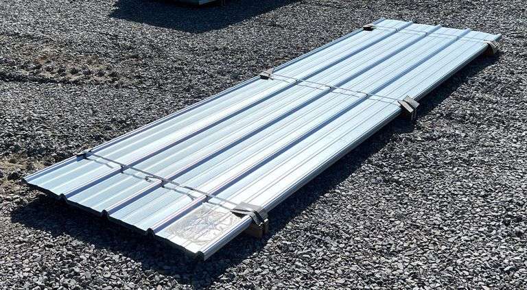 Niccor Stormshield 29 Gauge Metal Siding/Roofing, qty: 25 sheets, color: Galvanized image