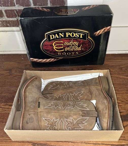 Dan Post Western Boots, Size 11.5D-NEW image