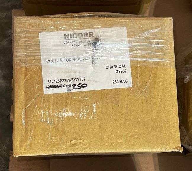 #12x1.25" Fasteners, Color-Charcoal , qty:2250 image