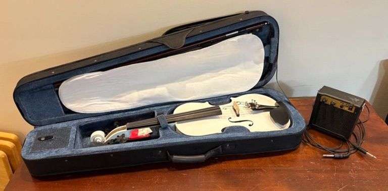 Daddario Electric Violin with Case-NEW image