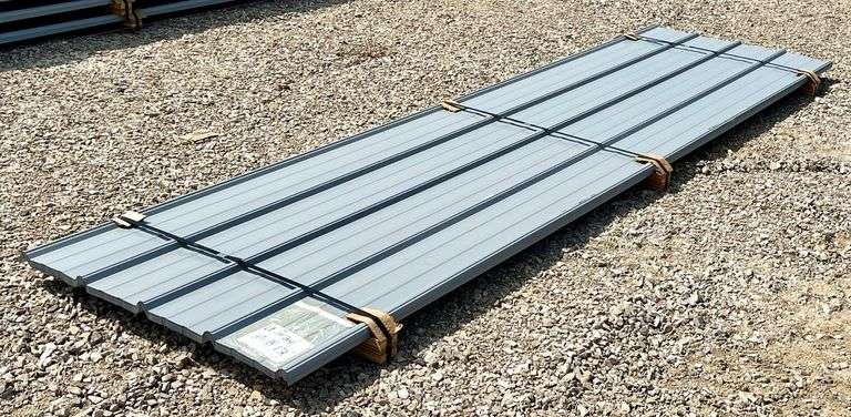 Niccor Stormshield 29 Gauge Metal Siding/Roofing, qty: 31 sheets, color: Light Gray image