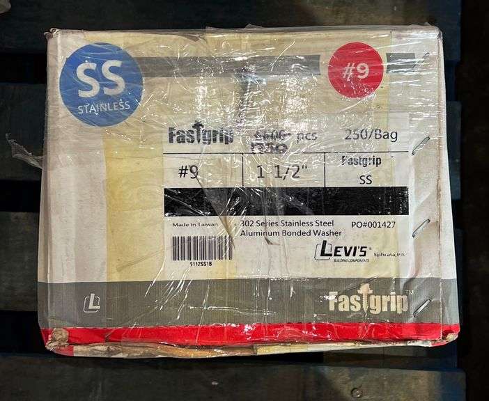 #9x1.5" Fasteners, Color-Aluminum, qty:1250 image