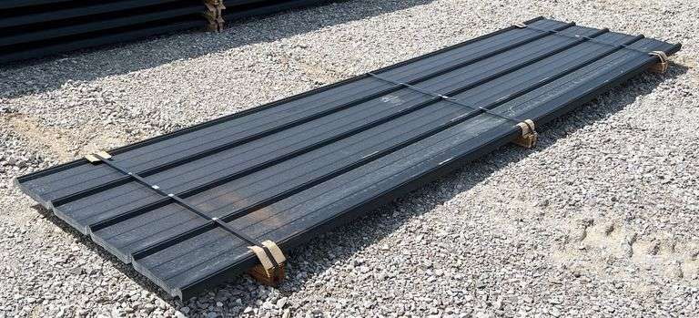 Niccor Stormshield 29 Gauge Metal Siding/Roofing, qty: 25 sheets, color: Black Crinkle Textured image