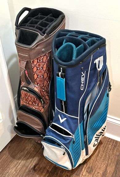 Sun Mountain Snake Skin Women's Golf Cart Bag & Calloway Cart Bag image
