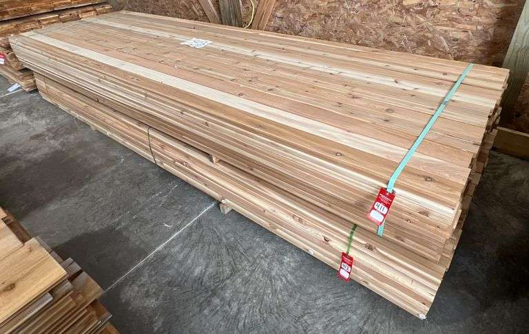 Western Red Cedar Decking/Fencing - 120 pcs image