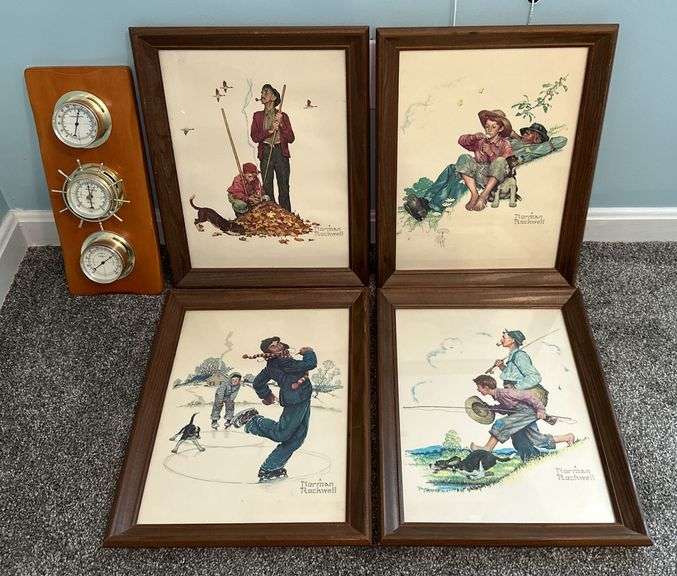 Framed Artwork & Sunbeam Barometer image