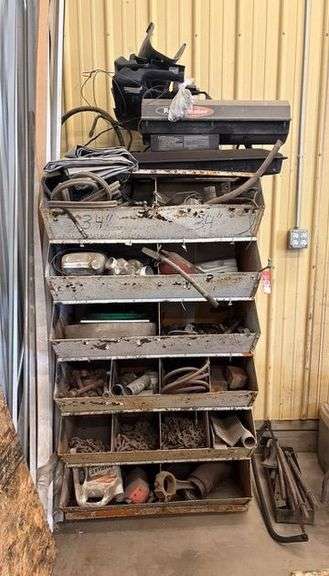 Shop Items, Metal Storage Bin & Related Items image