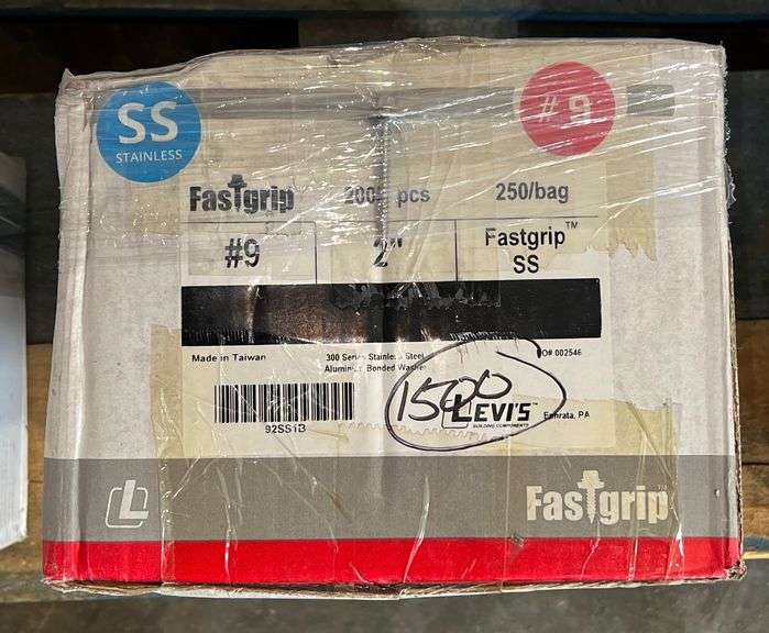 #9x2" Fasteners, Color-Aluminum, qty:1500 image