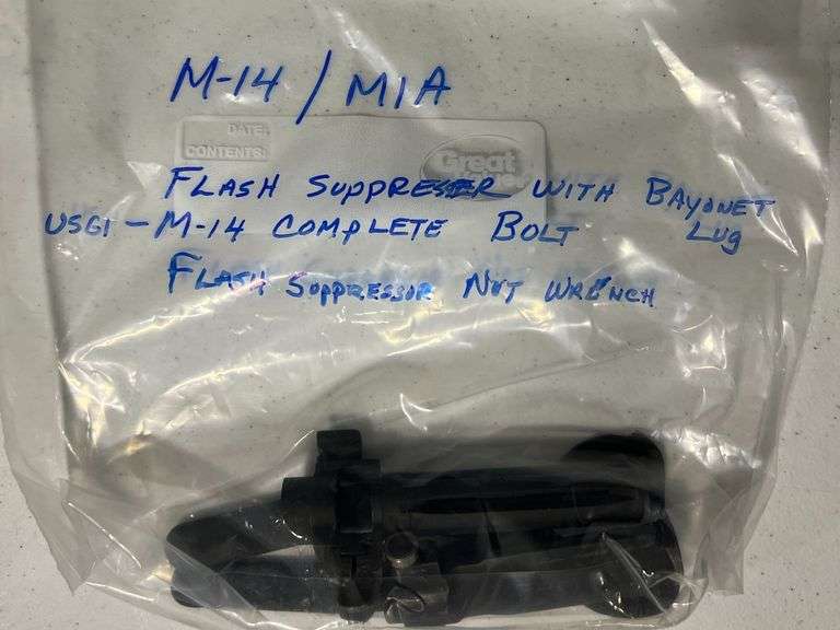 M-14/M1A Flash Suppressor with Bayonet Lug & Related Items image